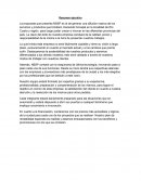 Trabajo: Resumen ejecutivo