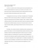 Ensayo de “No es cuestión de suerte”.