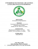 Formación de emprendedores. Cuestionario para su plan de negocios Preguntas para estudios