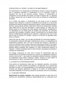 INTRODUCCIÓN A LA TEORÍA Y LA PRÁCTICA DE MANTENIMIENTO