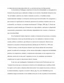 El proceso de humanización en la licenciatura en Pedagogía.