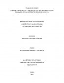 Trabajo de campo zonación de las playas.