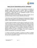 REGLAS DE CONVIVENCIA EN EL EXPENDIO