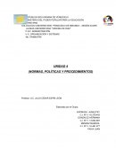 Como se da las Normas y procedimientos