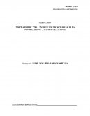 NORMA ISO/IEC 27001. ENFOQUE EN TECNOLOGIAS DE LA INFORMACION Y LAS COMUNICACIONES.