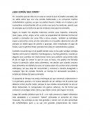 ¿Que comía/ que como?