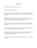 Asistente direccion proyecto