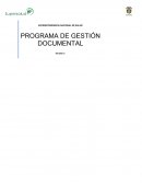PROGRAMA DE GESTIÓN DOCUMENTAL Versión 3