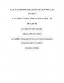 Actividad integradora: Una Leyenda utilizando condicionales y “used to”