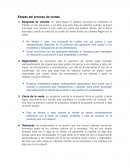 Etapas del proceso de ventas.