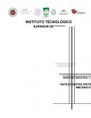 Antecedentes da la mecanica.