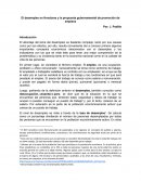 El desempleo en Honduras y la propuesta gubernamental de promoción de empleos.