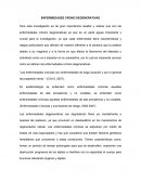 ENFERMEDADES CRONO DEGENERATIVAS