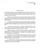 Ensayo: Más que un amor