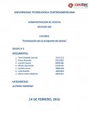 I ETAPA PROGRAMA DE VENTAS SUPERMERCADO MAS X MENOS.