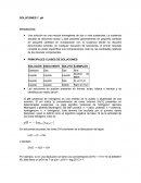 SOLUCIONES Y pH