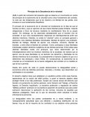 Principio de la Decadencia de la Voluntad.