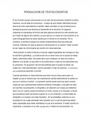 PRODUCCIÓN DE TEXTOS ESCRITOS.