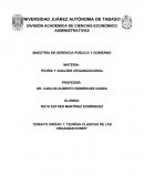 TEORÍA Y ANALÍSIS ORGANIZACIONAL.