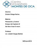 Planeación y Control. Crear o Morir