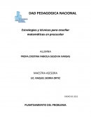 Estrategias y técnicas para enseñar matemáticas en preescolar