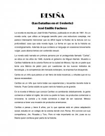 Las Batallas de Desierto, Reseña - Reseñas - FernLau Las Batallas de Desierto, Reseña - Reseñas - FernLau
