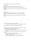 NOCIONES PREVIAS DEL CONCEPTO DE ORGANIZACIÓN ORGANIZACIÓN