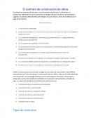El contrato de construcción de obras
