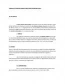 FORMULA PETICION DE HABEAS CORPUS POR DETENCION ILEGAL.-