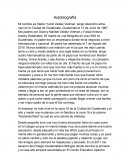 Autobiografía.Apuntes Varios.