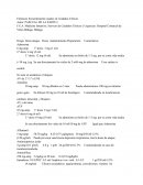 Droga	Dosis ataque	Dosis mantenimiento	Preparación	Comentarios