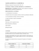 RAZONES ARITMÉTICAS Y GEOMÉTRICAS