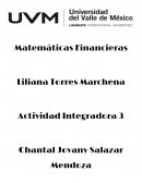 Actividad Integradora - Matemáticas Financieras