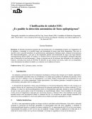 Clasificación de señales EEG. ¿Es posible la detección automática de focos epileptógenos?
