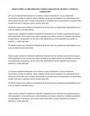 ENSAYO SOBRE LA FAMILIARIZACIÓN Y MANEJO ADECUADO DEL MATERIAL Y EQUIPO DE LABORATORIO