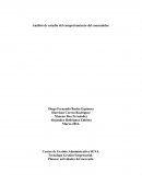 Análisis de estudio del comportamiento del consumidor.