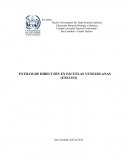 ESTILOS DE DIRECCIÓN EN ESCUELAS VENEZOLANAS