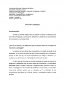 Educación y pedagogía. ¿Cuáles son las características de la educación?