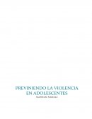 Previnieno la violencia en los adolecentes
