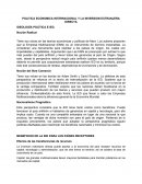 POLITICA ECONOMICA INTERNACIONAL Y LA INVERSION EXTRANJERA DIRECTA.