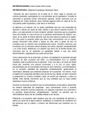 Reporte de una entrevista