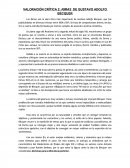 VALORACIÓN CRÍTICA 2: RIMAS DE GUSTAVO ADOLFO BÉCQUER