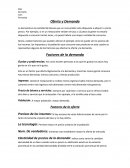 Economia. Oferta y Demanda