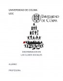 DISCRIMINACION EN LAS CLASES SOCIALES