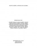 ESCRITO SOBRE LA INFANCIA EN COLOMBIA
