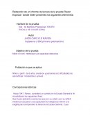 Redacción de un informe de lectura de la prueba Raven Especial