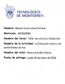 La educación antes y las posibilidades de hoy.