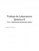 Tema: “ PREPARACIÓN DE POLVORA NEGRA”.