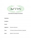 El Preaviso y Descansos Generales y Especiales