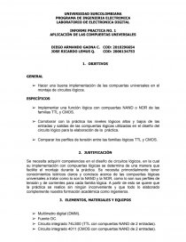 PROGRAMA DE INGENIERIA ELECTRONICA. Página 1